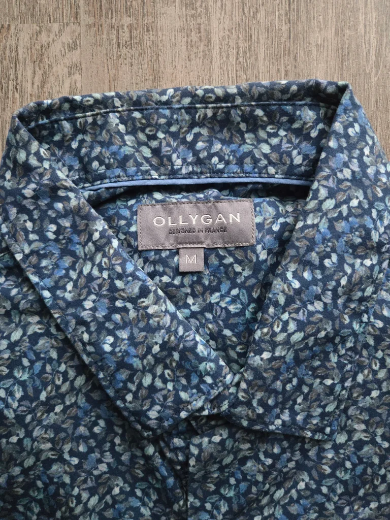 Camisa azul para hombre Ollygan talla M – photo 4